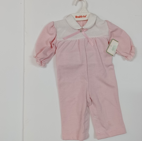 NEW VTG Heathtex Infant One Piece Knit Romper - Picture 4 of 12